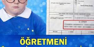 Öğrencinin Karnesine Öyle Bir Not Yazdı ki Görenler H’ayret İçerisinde Kaldı.. İşte o Notlar