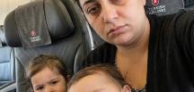Eşim Emre ve ben, 18 aylık ikizlerimiz Asya ve Furkan ile geçen ay Antalya’ya uçtuk